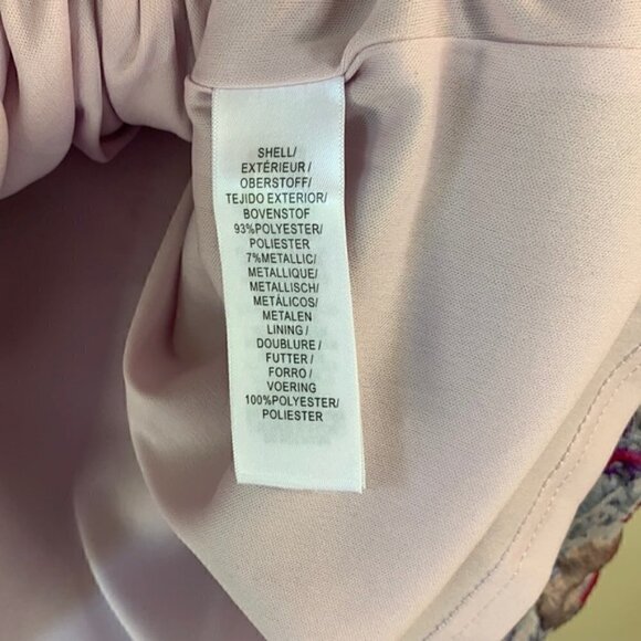 NWT. Aidan Mattox 6 Jacquard Open Back Flare Dress. - Picture 9 of 16